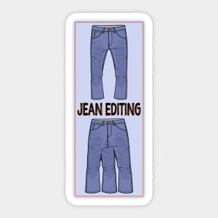 Jean Editing Sticker